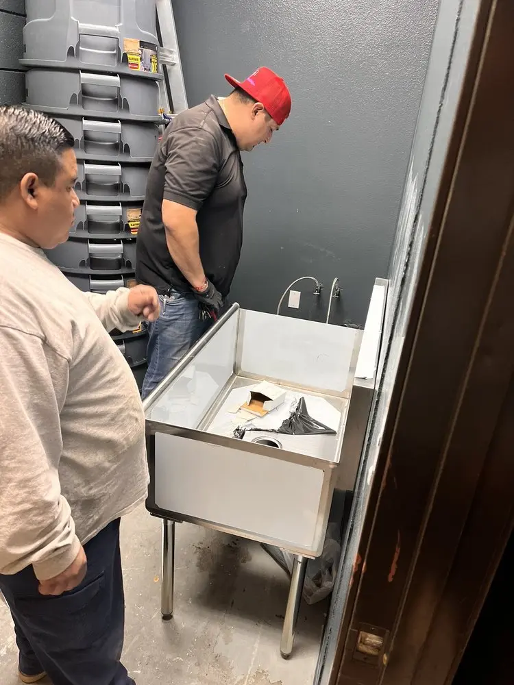 Commercial plumbing and sink installation in Rosemead